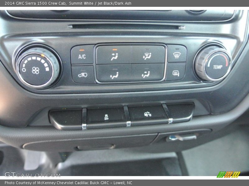 Summit White / Jet Black/Dark Ash 2014 GMC Sierra 1500 Crew Cab