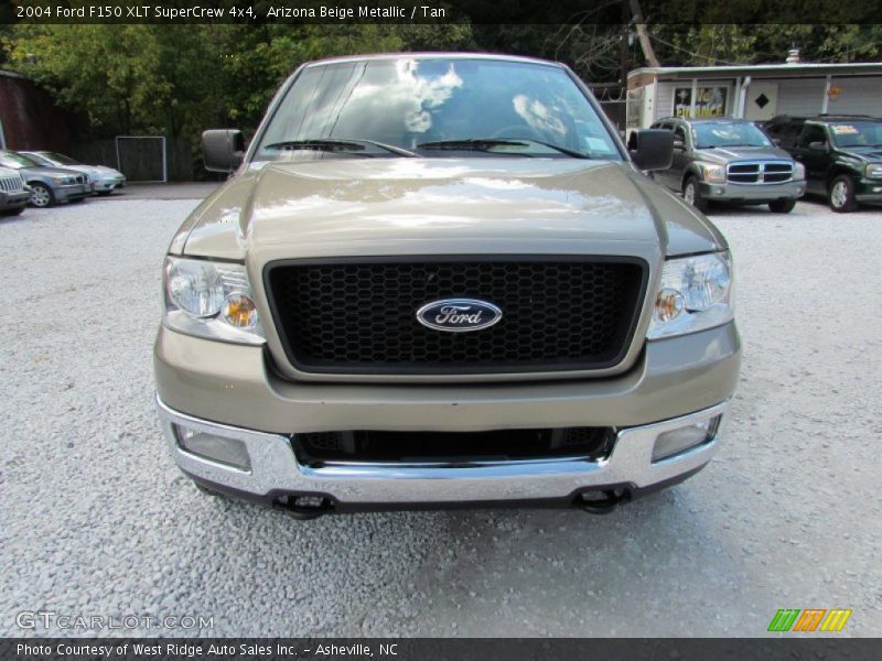 Arizona Beige Metallic / Tan 2004 Ford F150 XLT SuperCrew 4x4