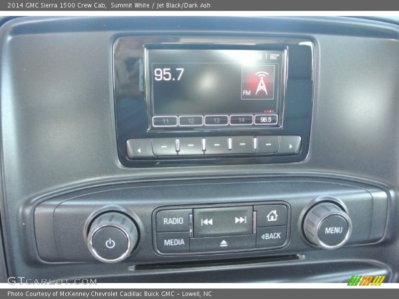 Summit White / Jet Black/Dark Ash 2014 GMC Sierra 1500 Crew Cab