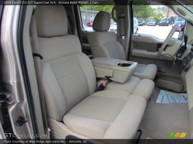 Arizona Beige Metallic / Tan 2004 Ford F150 XLT SuperCrew 4x4