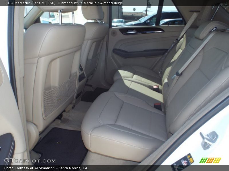 Diamond White Metallic / Almond Beige 2014 Mercedes-Benz ML 350