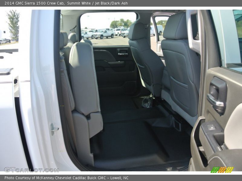 Summit White / Jet Black/Dark Ash 2014 GMC Sierra 1500 Crew Cab