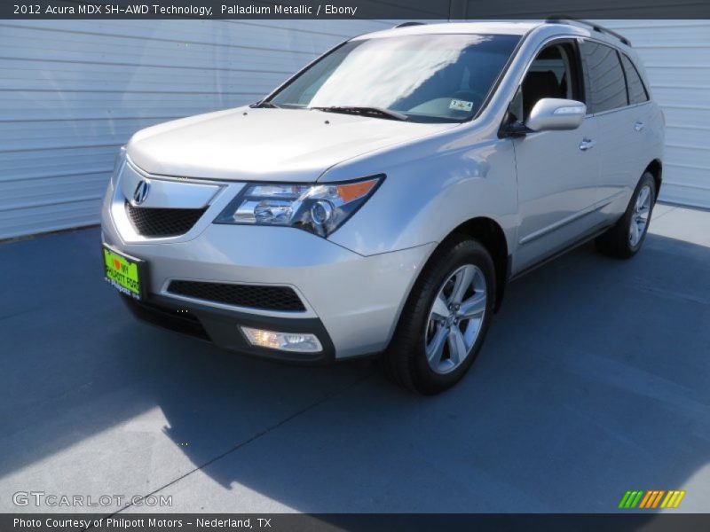 Palladium Metallic / Ebony 2012 Acura MDX SH-AWD Technology