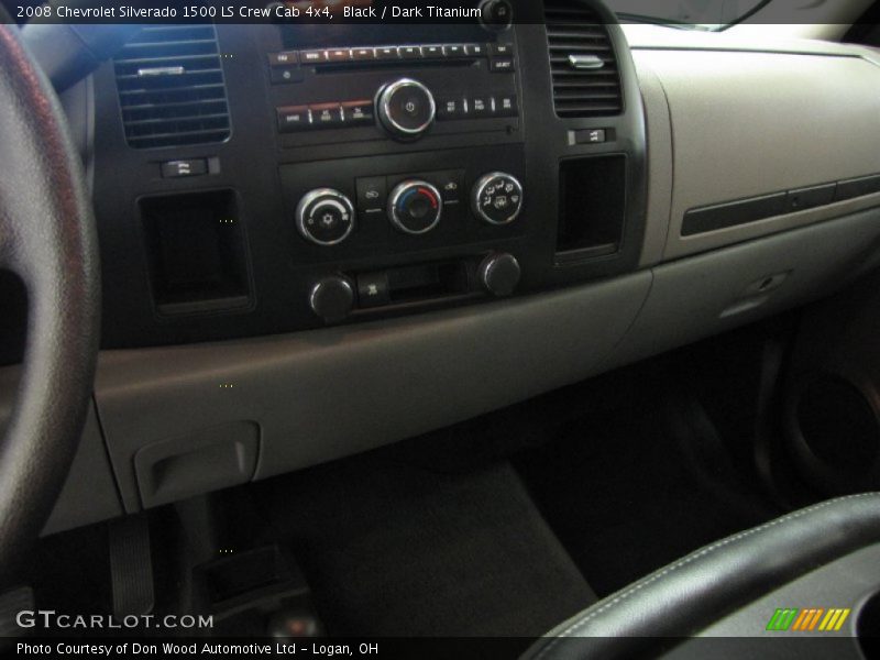 Black / Dark Titanium 2008 Chevrolet Silverado 1500 LS Crew Cab 4x4