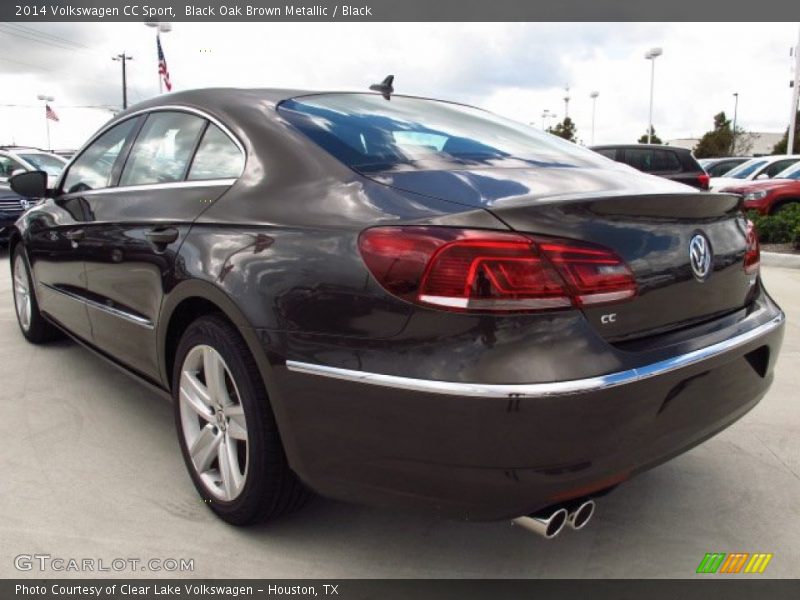 Black Oak Brown Metallic / Black 2014 Volkswagen CC Sport