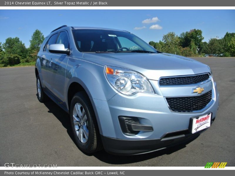 Silver Topaz Metallic / Jet Black 2014 Chevrolet Equinox LT