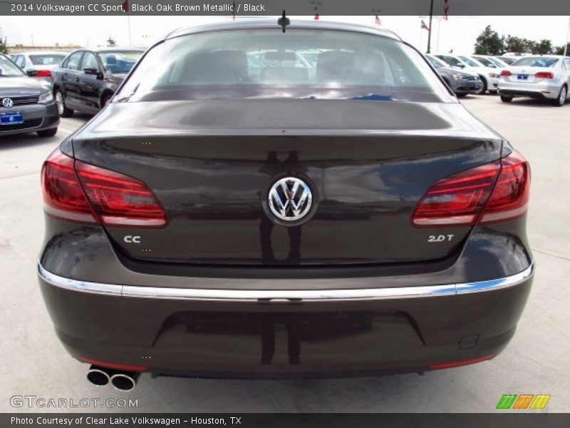 Black Oak Brown Metallic / Black 2014 Volkswagen CC Sport