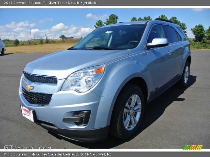 Silver Topaz Metallic / Jet Black 2014 Chevrolet Equinox LT