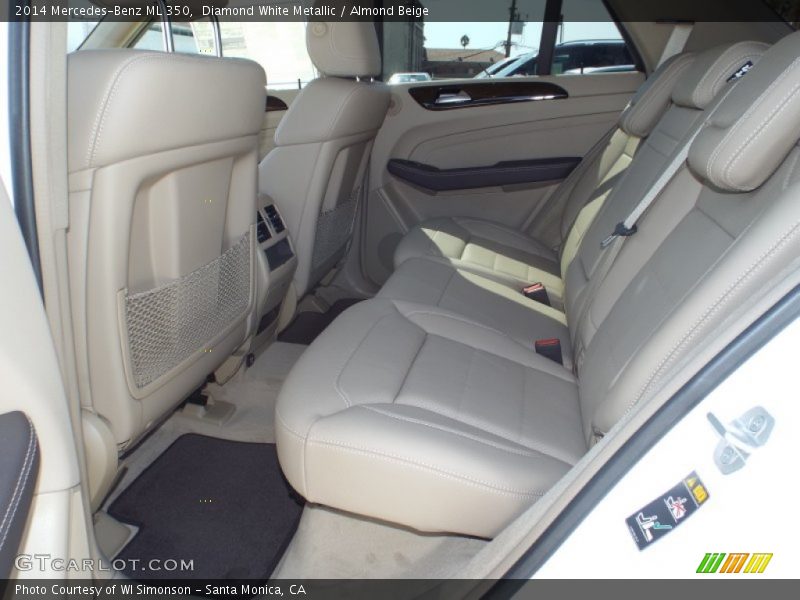 Diamond White Metallic / Almond Beige 2014 Mercedes-Benz ML 350