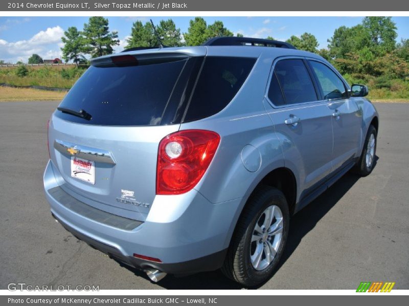 Silver Topaz Metallic / Jet Black 2014 Chevrolet Equinox LT