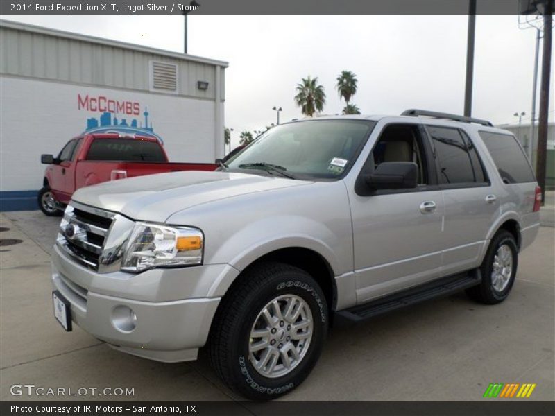 Ingot Silver / Stone 2014 Ford Expedition XLT