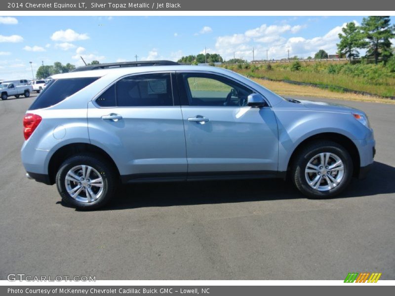 Silver Topaz Metallic / Jet Black 2014 Chevrolet Equinox LT