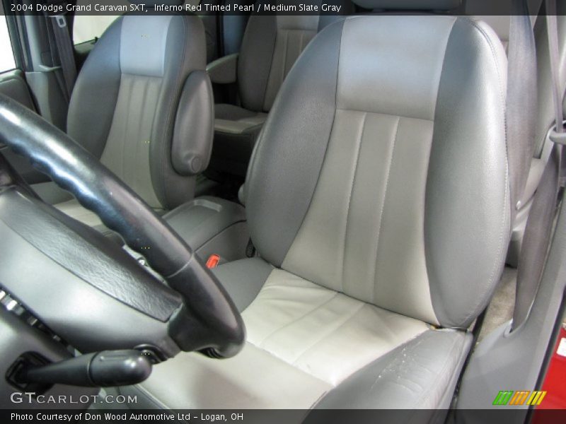 Inferno Red Tinted Pearl / Medium Slate Gray 2004 Dodge Grand Caravan SXT