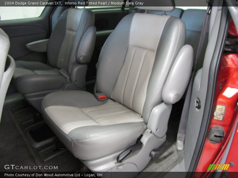 Inferno Red Tinted Pearl / Medium Slate Gray 2004 Dodge Grand Caravan SXT