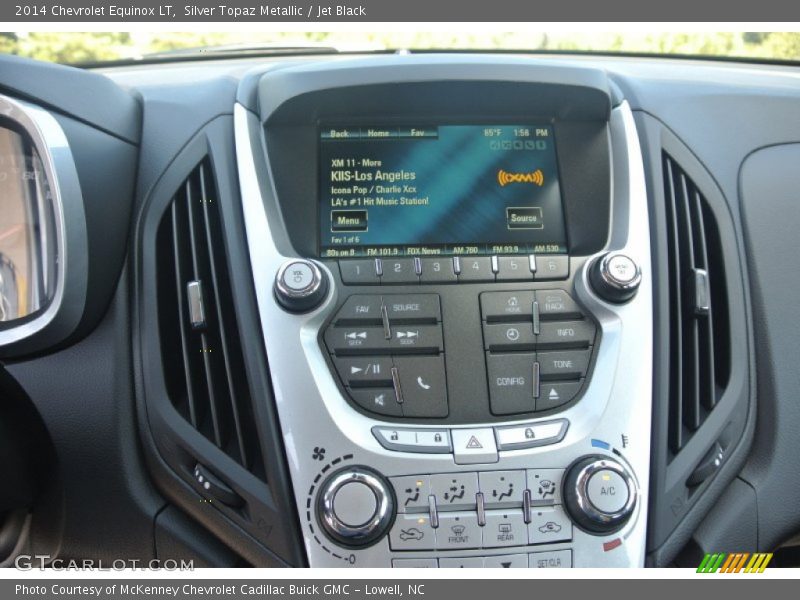 Silver Topaz Metallic / Jet Black 2014 Chevrolet Equinox LT