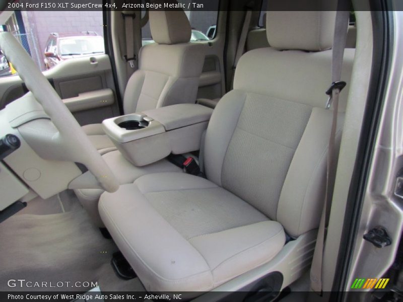 Arizona Beige Metallic / Tan 2004 Ford F150 XLT SuperCrew 4x4