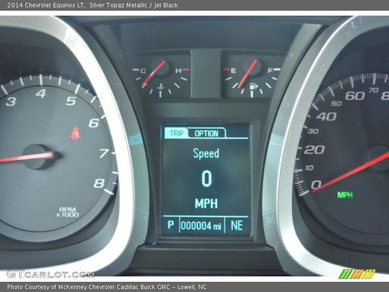 Silver Topaz Metallic / Jet Black 2014 Chevrolet Equinox LT