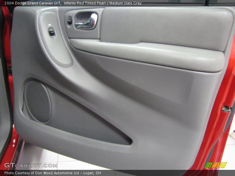 Inferno Red Tinted Pearl / Medium Slate Gray 2004 Dodge Grand Caravan SXT