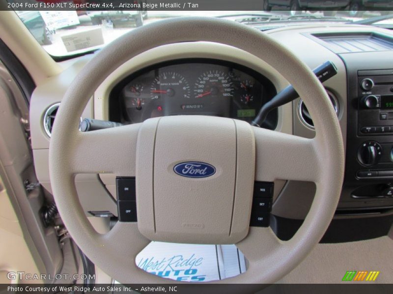 Arizona Beige Metallic / Tan 2004 Ford F150 XLT SuperCrew 4x4