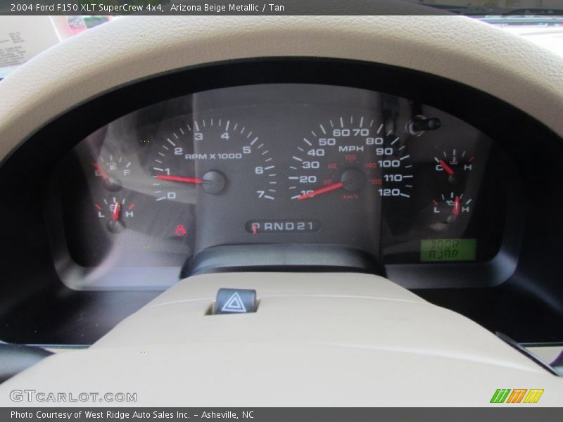 Arizona Beige Metallic / Tan 2004 Ford F150 XLT SuperCrew 4x4