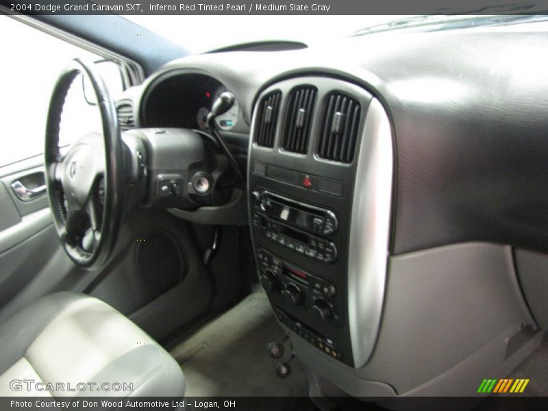 Inferno Red Tinted Pearl / Medium Slate Gray 2004 Dodge Grand Caravan SXT
