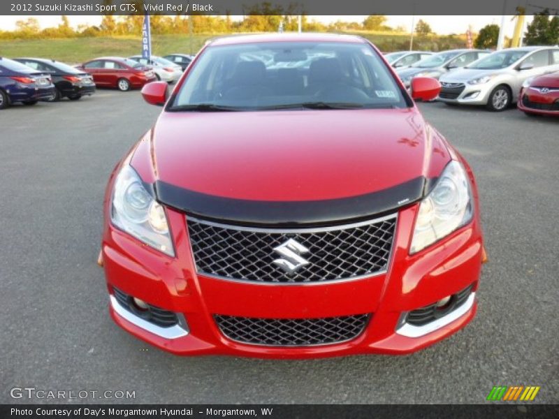 Vivid Red / Black 2012 Suzuki Kizashi Sport GTS