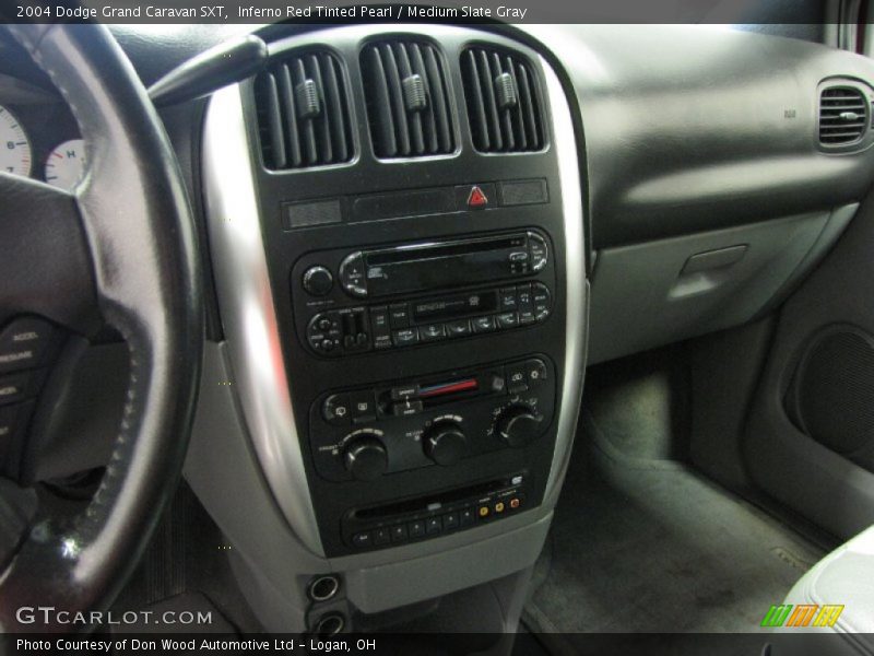 Inferno Red Tinted Pearl / Medium Slate Gray 2004 Dodge Grand Caravan SXT