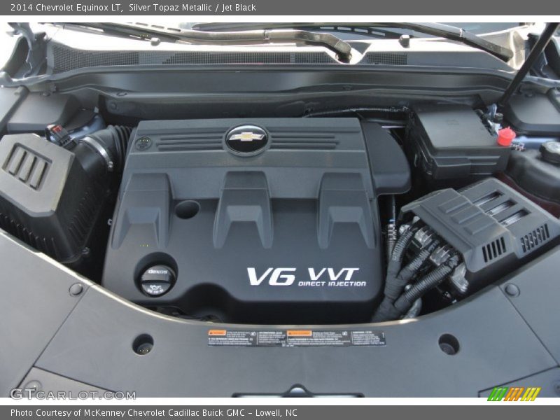 Silver Topaz Metallic / Jet Black 2014 Chevrolet Equinox LT
