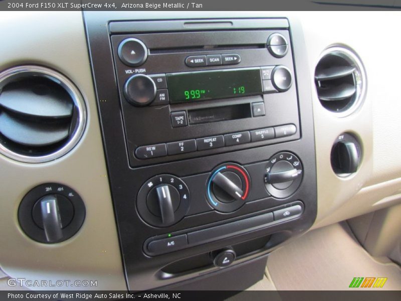 Arizona Beige Metallic / Tan 2004 Ford F150 XLT SuperCrew 4x4