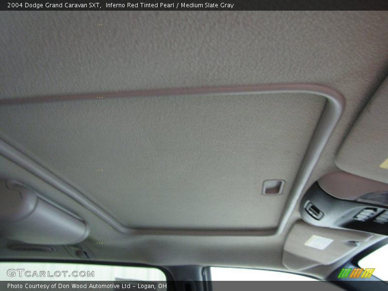 Inferno Red Tinted Pearl / Medium Slate Gray 2004 Dodge Grand Caravan SXT