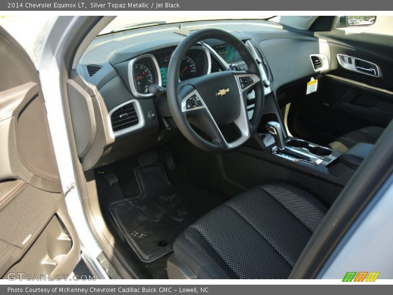 Silver Topaz Metallic / Jet Black 2014 Chevrolet Equinox LT