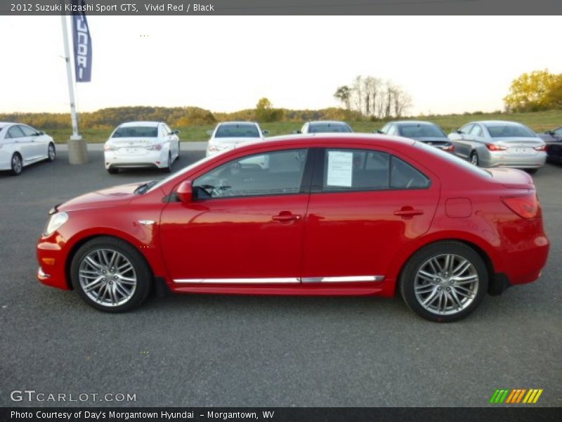 Vivid Red / Black 2012 Suzuki Kizashi Sport GTS