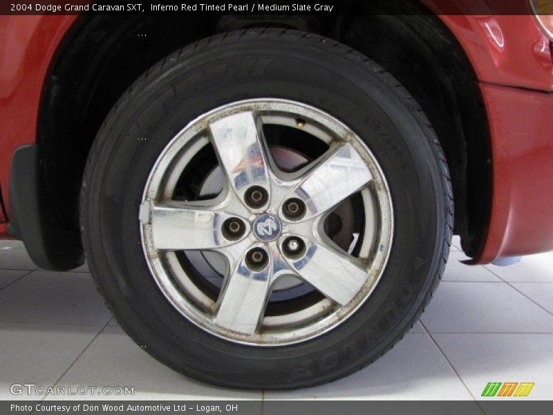 Inferno Red Tinted Pearl / Medium Slate Gray 2004 Dodge Grand Caravan SXT