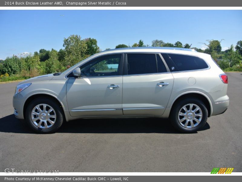  2014 Enclave Leather AWD Champagne Silver Metallic