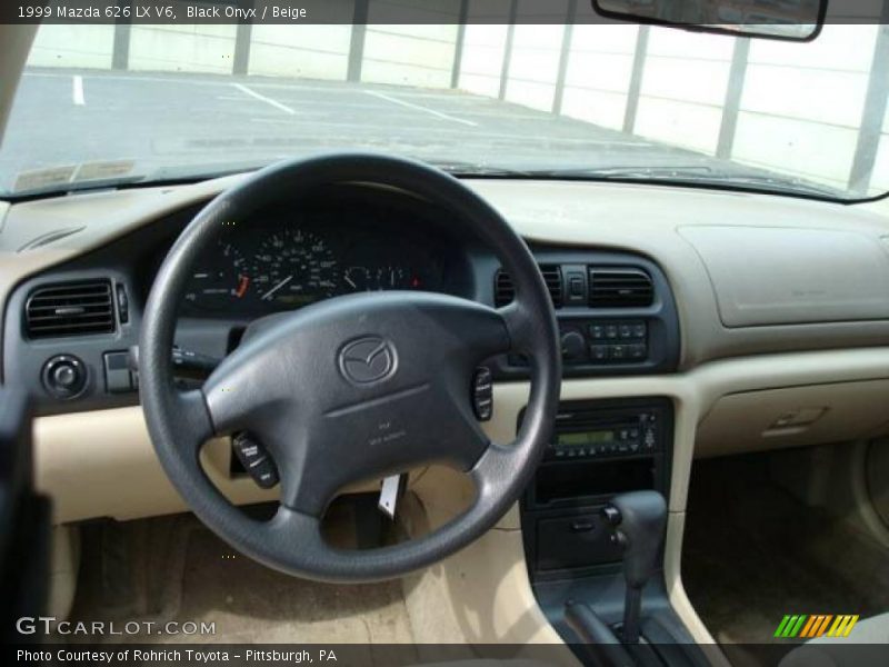 Black Onyx / Beige 1999 Mazda 626 LX V6