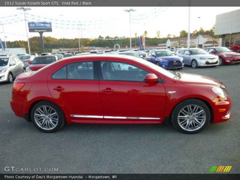 Vivid Red / Black 2012 Suzuki Kizashi Sport GTS