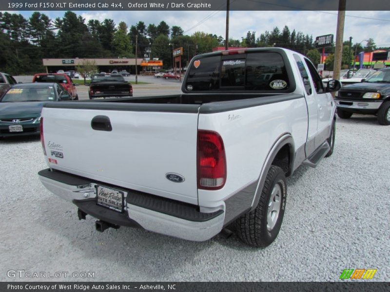 Oxford White / Dark Graphite 1999 Ford F150 XLT Extended Cab 4x4