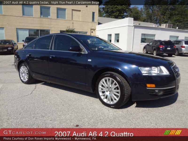 Night Blue Pearl / Cardamom Beige 2007 Audi A6 4.2 quattro Sedan