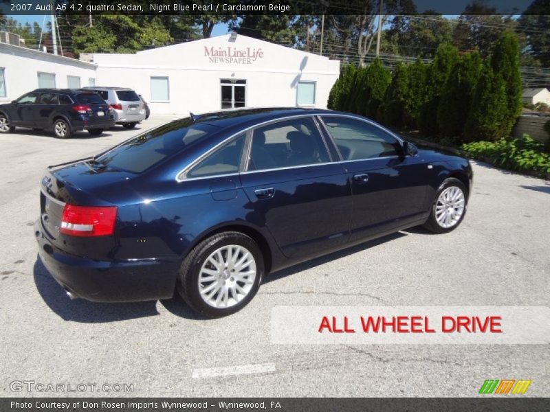 Night Blue Pearl / Cardamom Beige 2007 Audi A6 4.2 quattro Sedan
