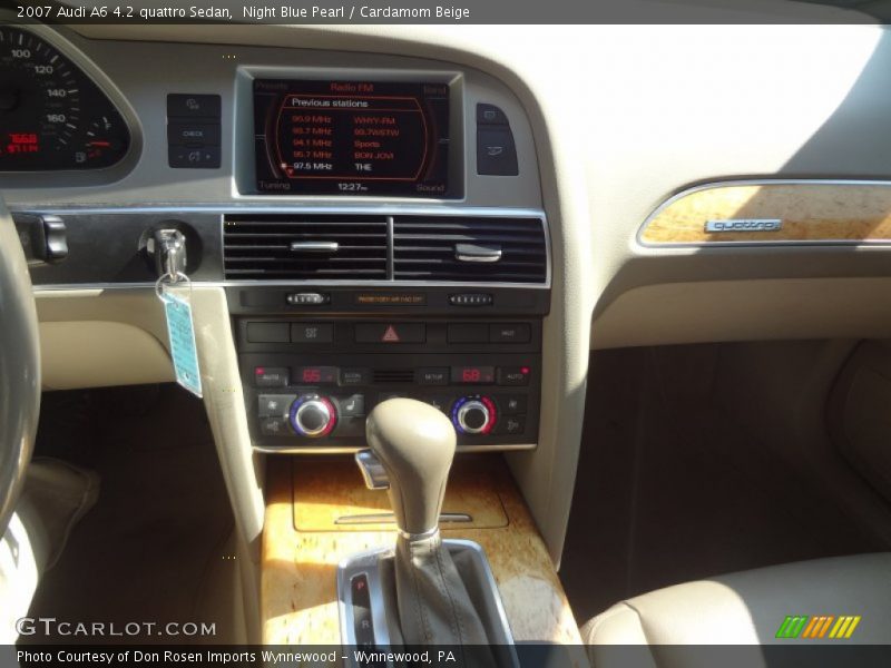 Night Blue Pearl / Cardamom Beige 2007 Audi A6 4.2 quattro Sedan