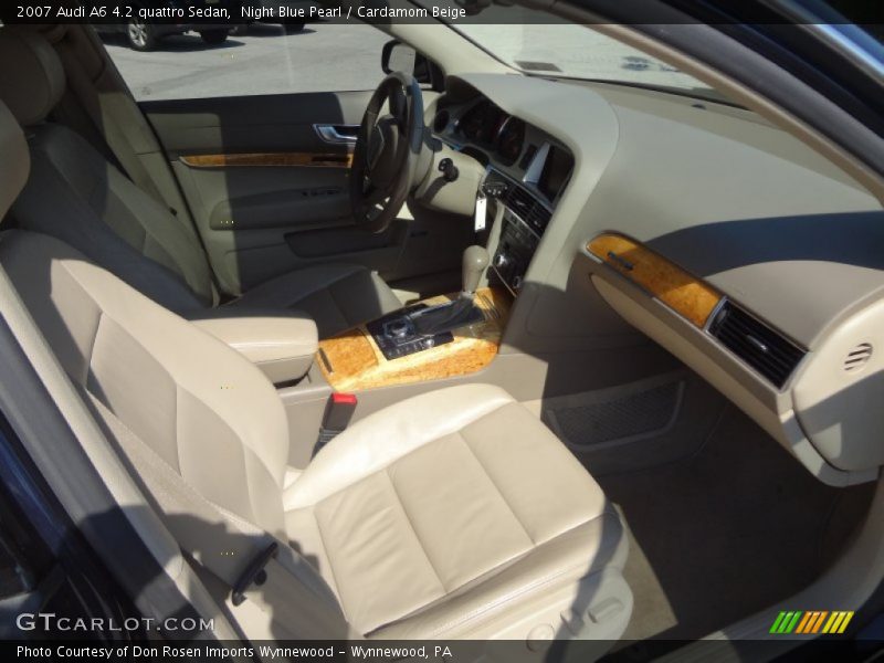 Night Blue Pearl / Cardamom Beige 2007 Audi A6 4.2 quattro Sedan
