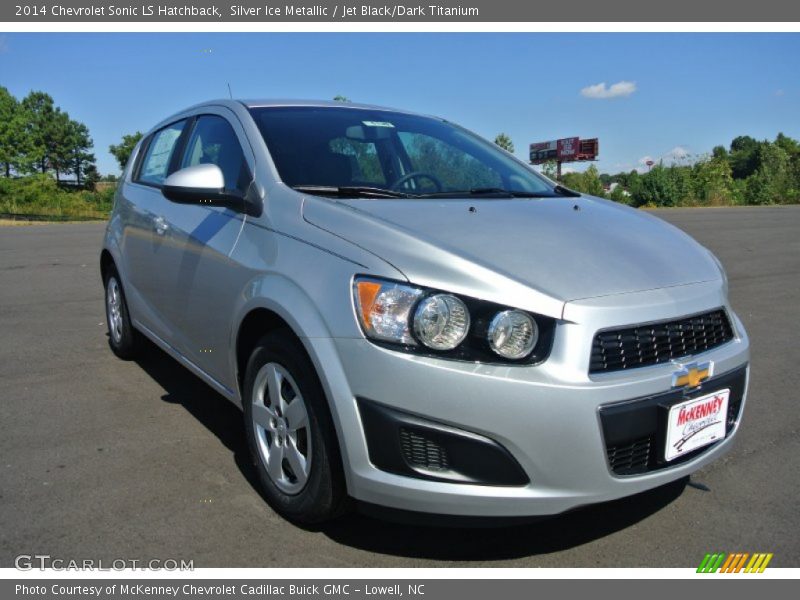 Silver Ice Metallic / Jet Black/Dark Titanium 2014 Chevrolet Sonic LS Hatchback