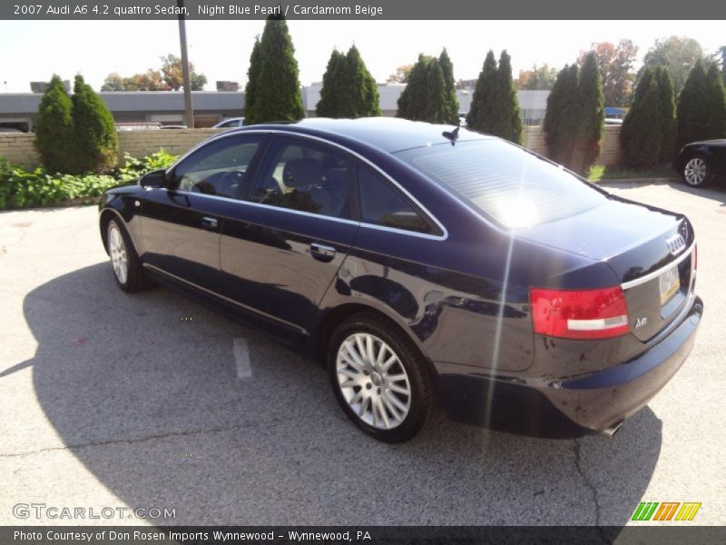 Night Blue Pearl / Cardamom Beige 2007 Audi A6 4.2 quattro Sedan