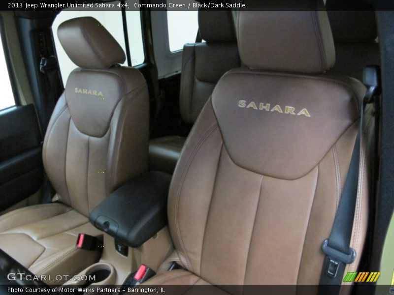 Commando Green / Black/Dark Saddle 2013 Jeep Wrangler Unlimited Sahara 4x4