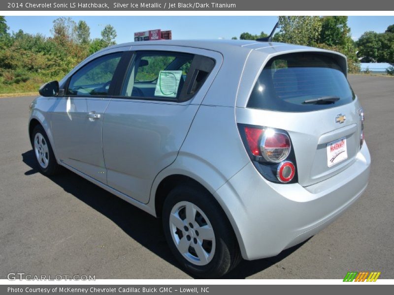 Silver Ice Metallic / Jet Black/Dark Titanium 2014 Chevrolet Sonic LS Hatchback