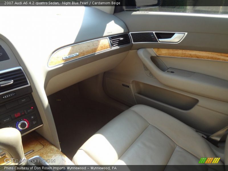 Night Blue Pearl / Cardamom Beige 2007 Audi A6 4.2 quattro Sedan