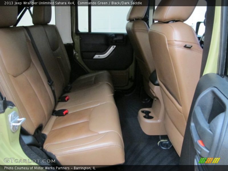 Commando Green / Black/Dark Saddle 2013 Jeep Wrangler Unlimited Sahara 4x4