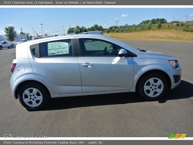 Silver Ice Metallic / Jet Black/Dark Titanium 2014 Chevrolet Sonic LS Hatchback