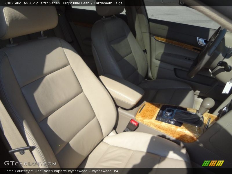 Night Blue Pearl / Cardamom Beige 2007 Audi A6 4.2 quattro Sedan