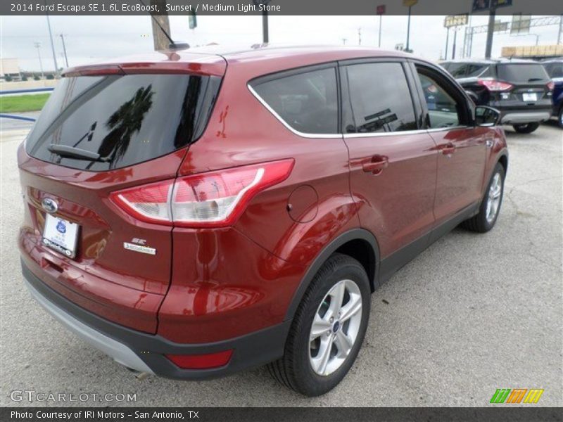 Sunset / Medium Light Stone 2014 Ford Escape SE 1.6L EcoBoost
